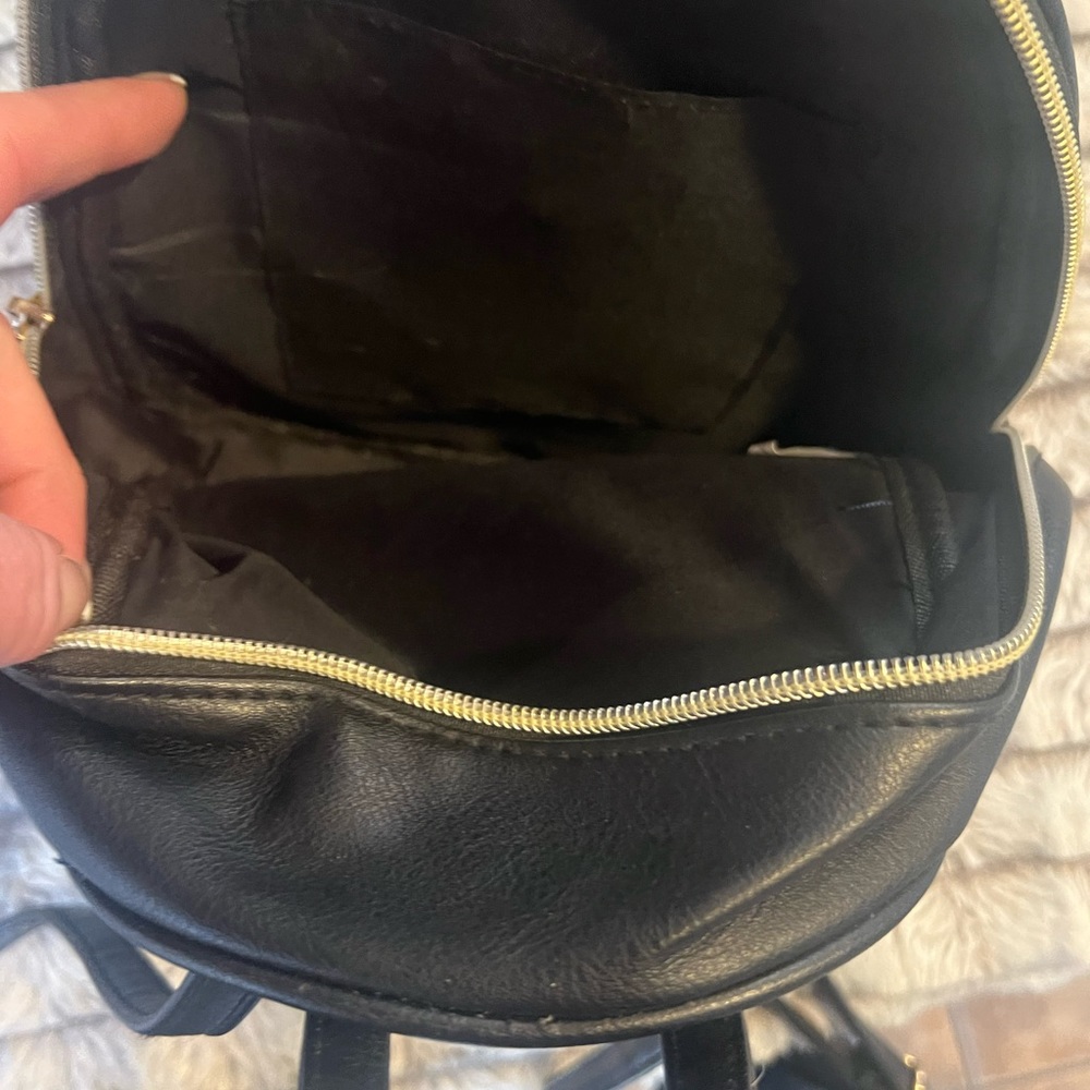 ❤️ 4 for $15 Black Kitty Backpack w Gold Ears and Hardware - Picture 10 of 10
